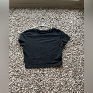 Target | Wild Fable black crop top/short sleeve